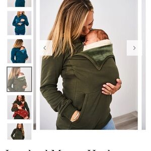 Latched Mama Olive Babywearing Hoodie